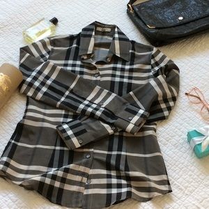 Burberry button up shirt